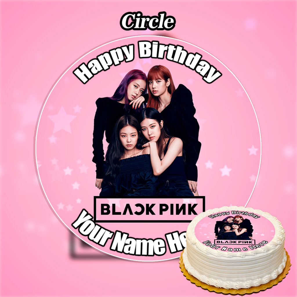 Edible Blackpink Cake Topper Personalised Edible Printed Toppers