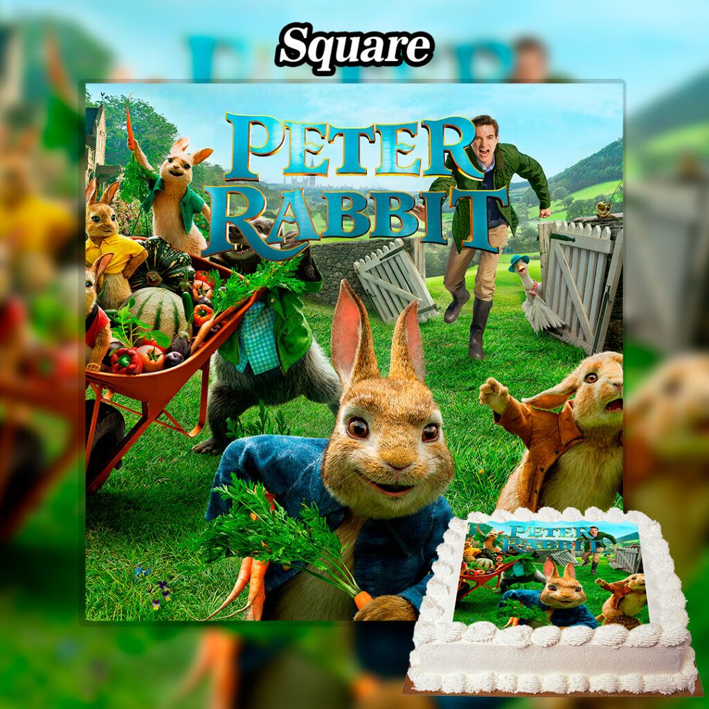 Edible Peter Rabbit Cake Topper Edible Printed Toppers