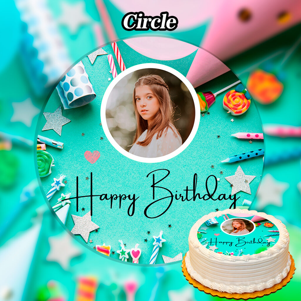 Personalized Edible Happy Birthday Cake Topper With Picture Edible personalized-edible-happy-birthday-cake-topper-with-picture-edible