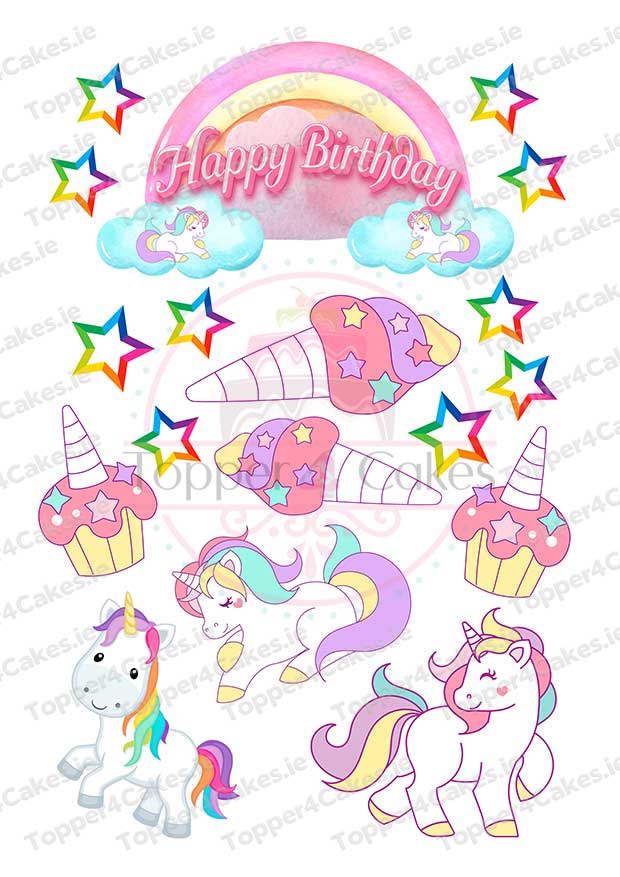 Edible Pokemon Cutout Toppers (Copy) feature colorful Pokemon designs, perfect for decorating birthday cupcakes with a magical and festive touch.